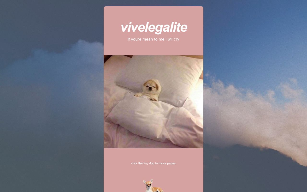 Carrd profile picture for @vive